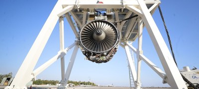 First Passenger Plane Engine Tested in Kish